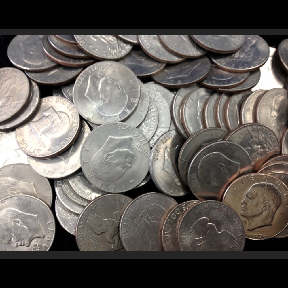Eisenhower Dollars lot of 10